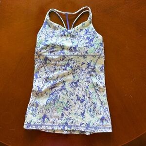 Ivivva Lululemon Purple Print Athletic Tank